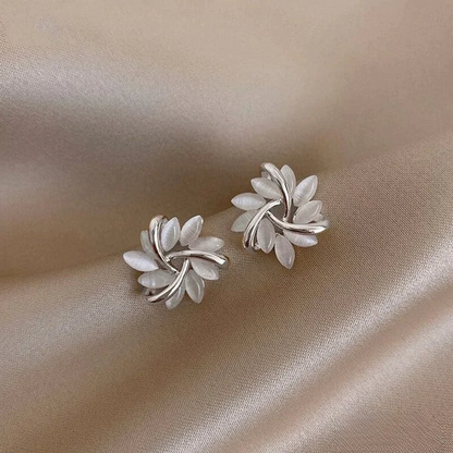 Sienna™ | Elegant Opal Petal Earrings