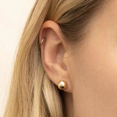 Ball™ | Gold Stud Earrings