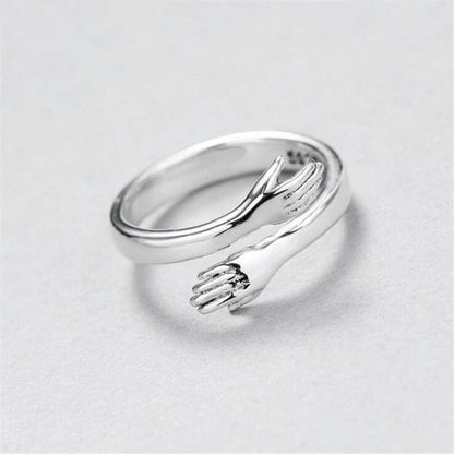 Cuddle™ | Adjustable Silver Ring for Women