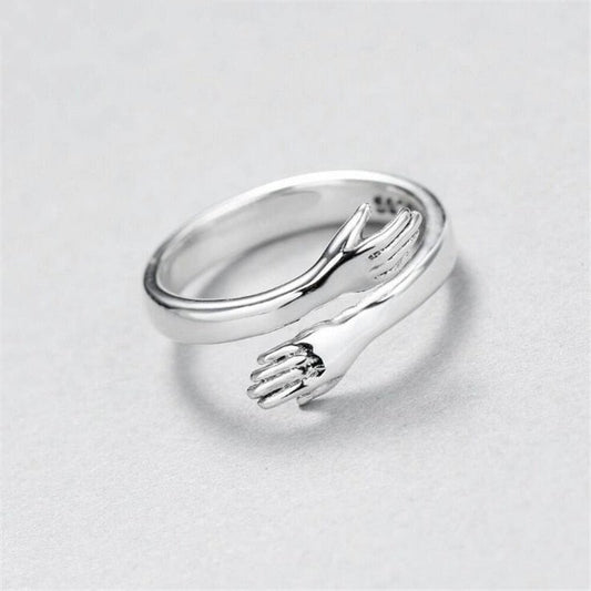 Cuddle™ | Adjustable Silver Ring for Women