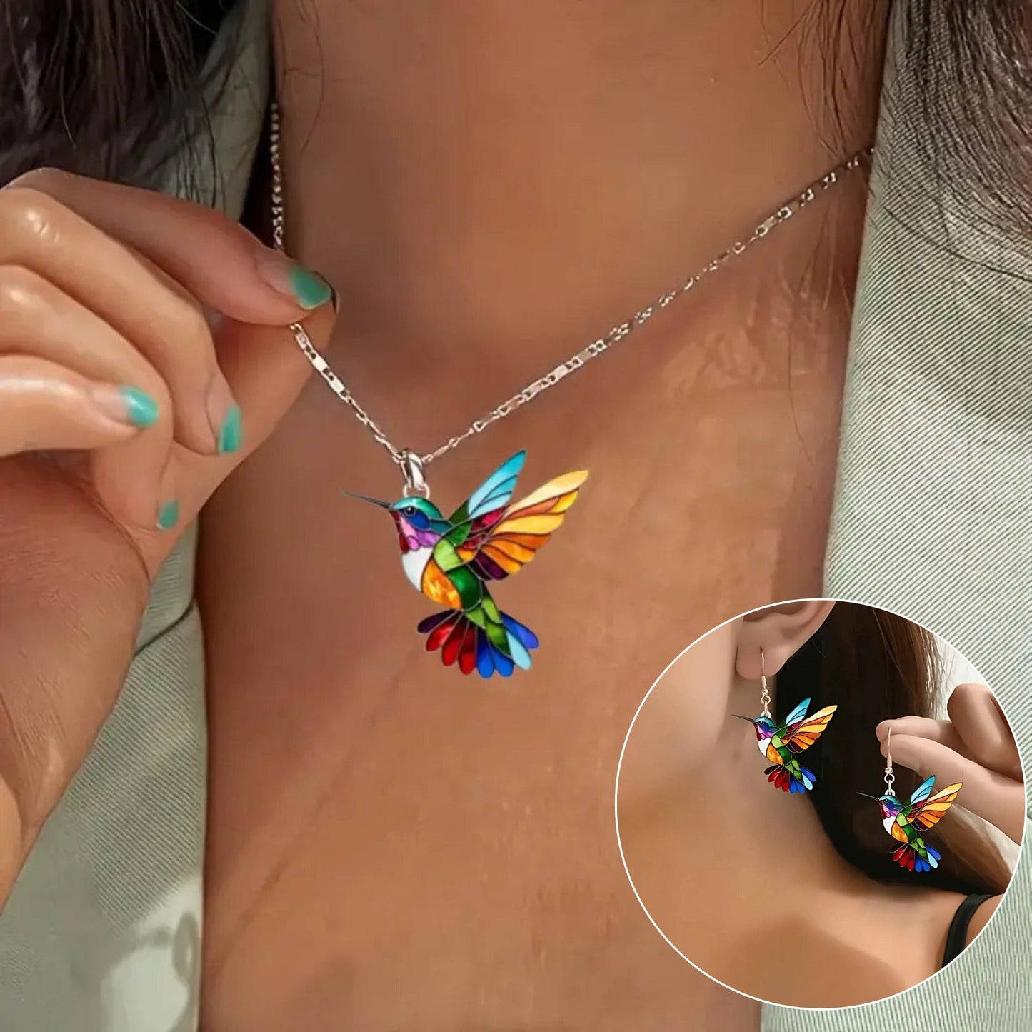 Aurea™ | Stunning Hummingbird Pendant Necklace