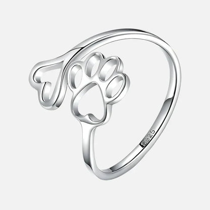 Calder™ | Adjustable Claw Heart Ring