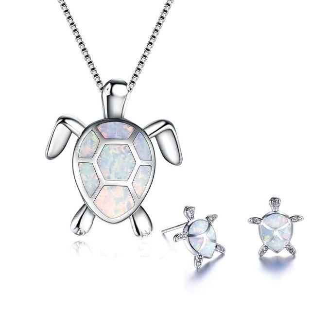 OpalWave™ | Sea Turtle Jewellery Set